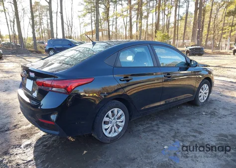 2019 Hyundai Accent Se z USA, uszkodzony, nr VIN 3KPC24A34KE077715